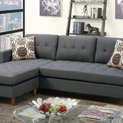 Gray Sectional Sofa (Free Delivery)