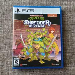 Tmnt Teenage Mutant Ninja Turtles Shredders Revenge Ps5 PlayStation 5