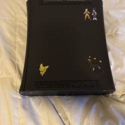 Black Xbox 360 Elite Console W Hard Drive READ