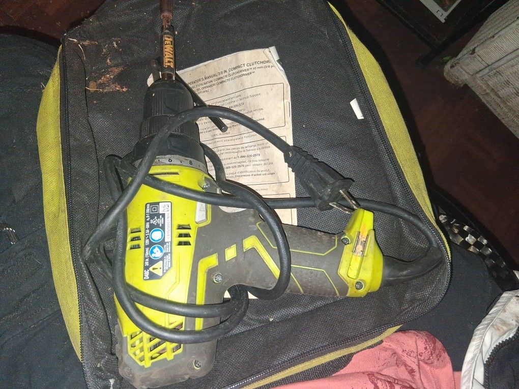 Ryobi Corded Drill