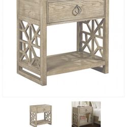 Set of 2 Vista Delray Open Nightstands 