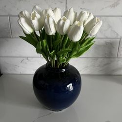 Pier 1 Blue Vase