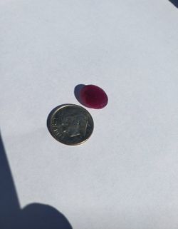 5 karat Ruby oval
