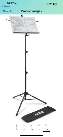 SM7222 DELUXE SHEET MUSIC STAND
