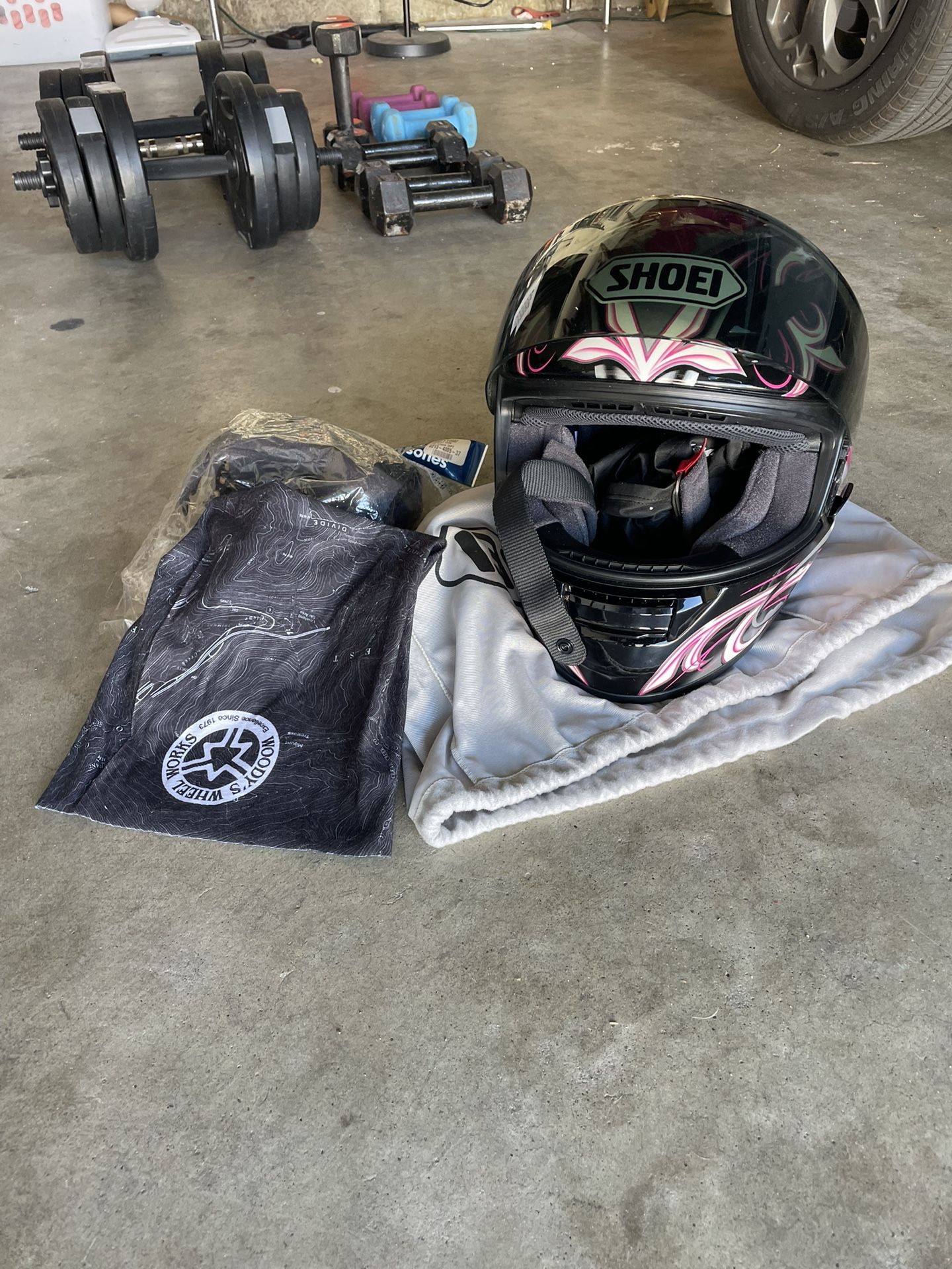 Shoei Women’s Motorcycle Helmet + Accessories