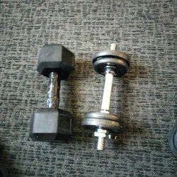 Dumbbells 15 And 25 Pounds 