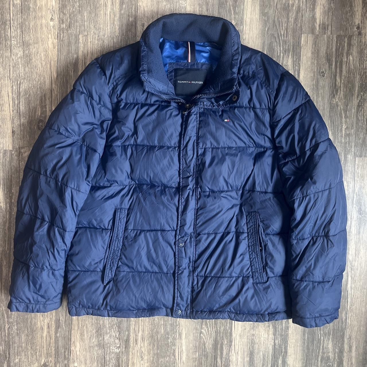 🧥 Tommy Hilfiger Blue Puffer Jacket