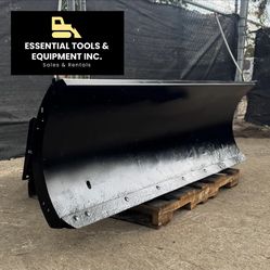 2014 Bobcat 84'' Snow Plow Blade Attachment Skid Steer Re Packed Cylinders