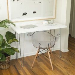 BRAND NEW Walker Edison white office bedroom entryway desk table