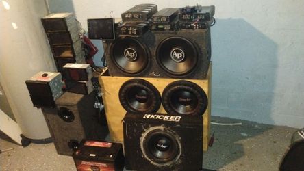 Amps subs and radios