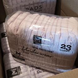 Members Mark Womens Depends And 3 Pkgs Of Protection Pads