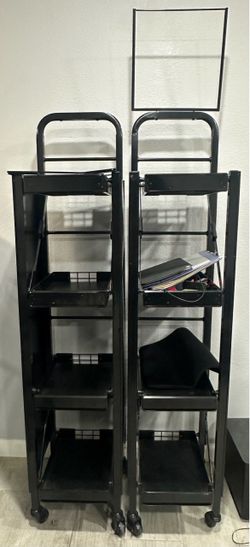 4 tier rolling storage cart