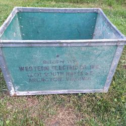 Western Electric Co Shipping Crate Arlington Va
