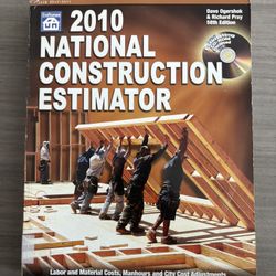 2010 National Construction Estimator