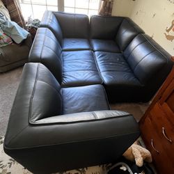 Leather Modular Couch