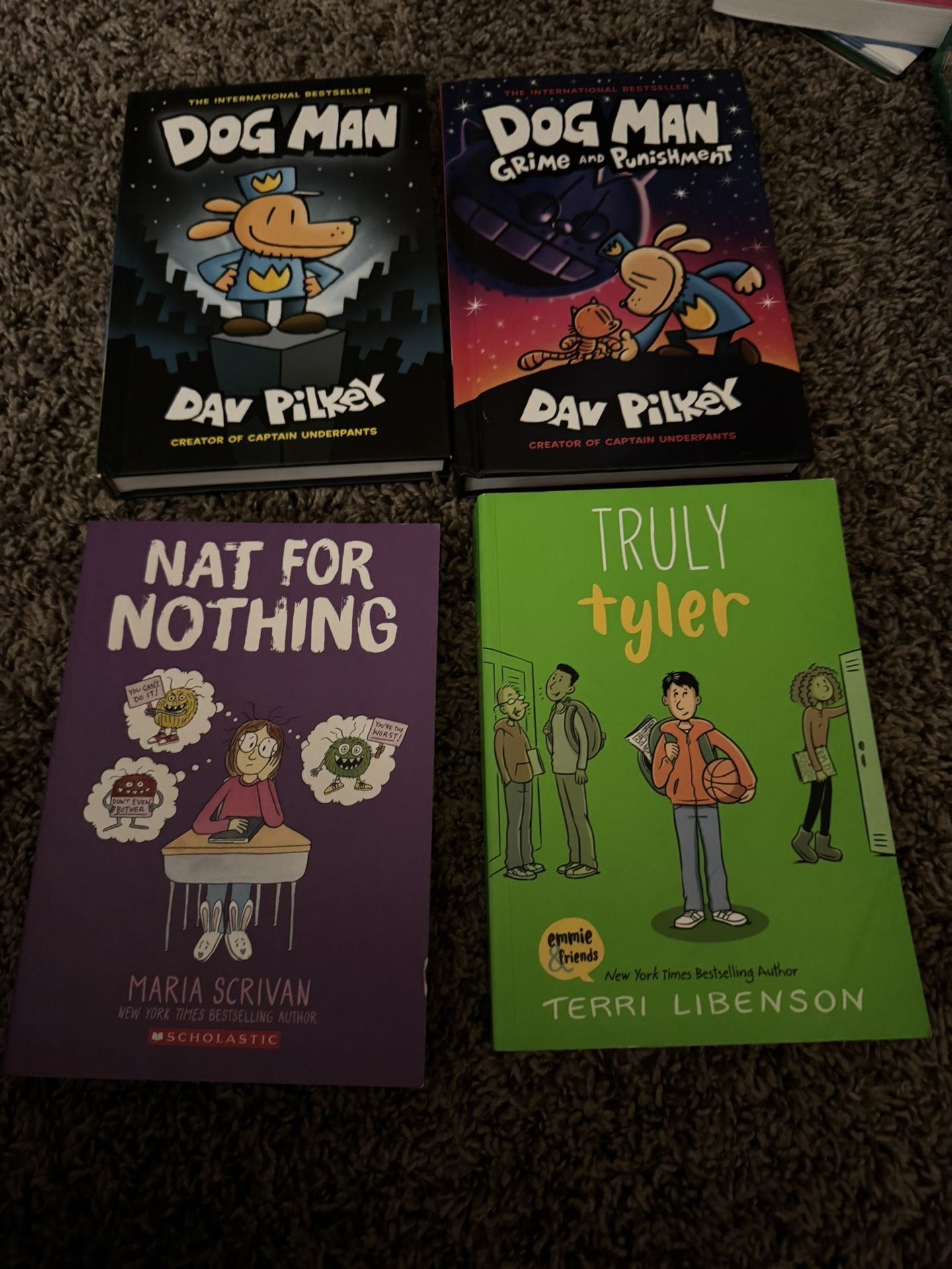 2 - Dog Man - / 1 - Nat for Nothing - / 1 - Truly Tyler