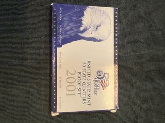 United States mint set proof state quarters 2001