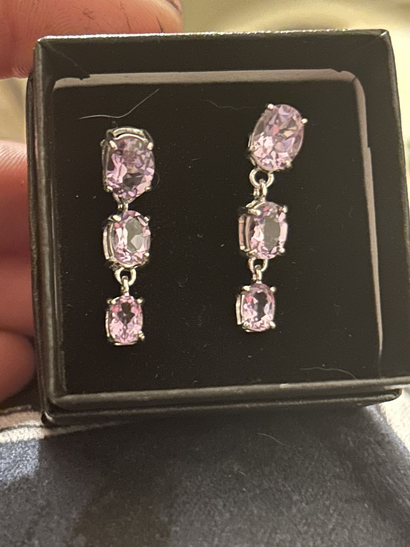Amethyst Ear Rings
