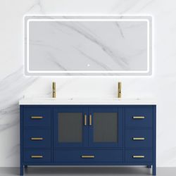 Bathroom Vanity 60” 