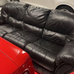 Black Leather Couch