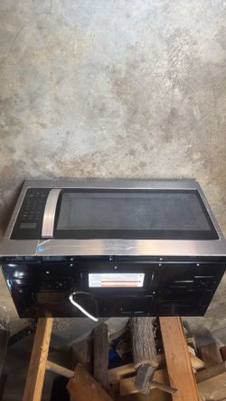 New whirlpool over the oven microwave
