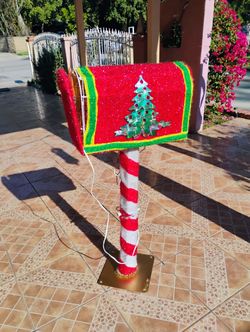 Lights Mail Box Christmas 