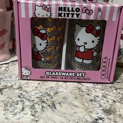 Hello Kitty glass we set