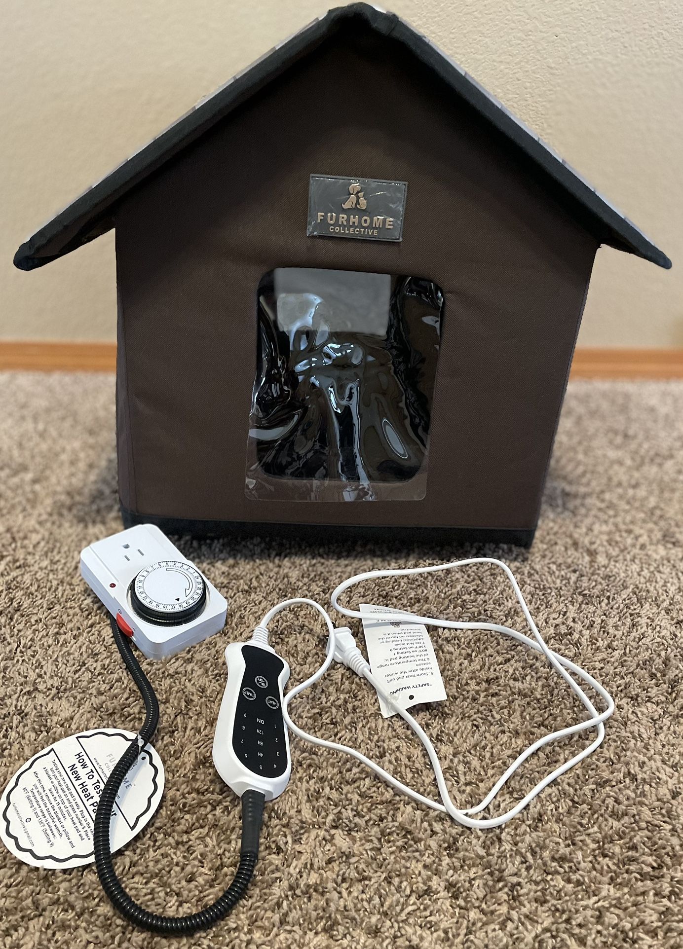 Heated Cat House For Outside Or Inside Cats