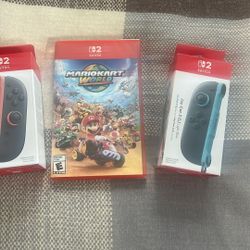 Switch 2 Game And Controllers 