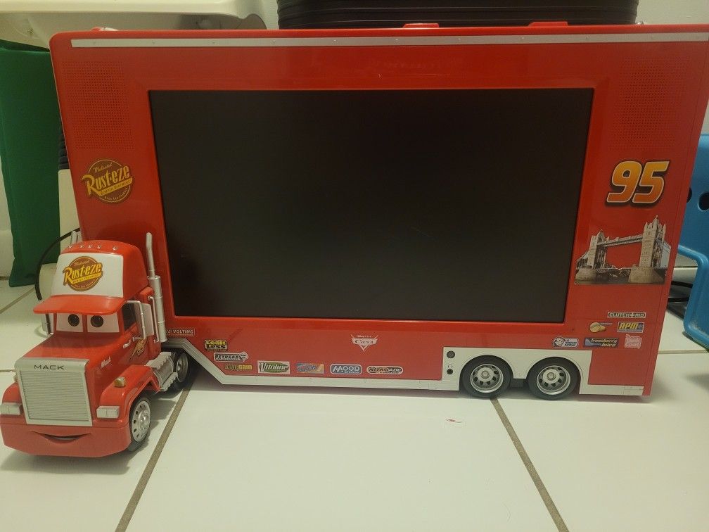 Disney Pixel Cars Tractor Trailer Television