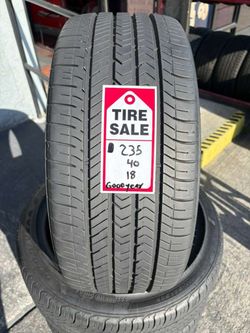 235-40-18 Goodyear Eagle Sport Full Used Tire Set $250