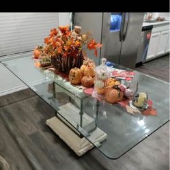 Glass Dining Table 