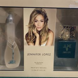 NEW Jennifer Lopez 1 oz JLUXE perfume and 1 oz GLOW by JLO perfume collection gift set 