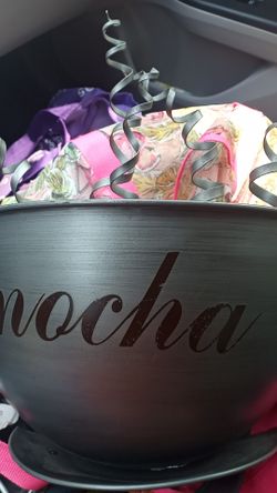 Wall big mocha cup decoration