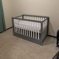 Carter's by DaVinci Colby 4-in-1 Convertible Crib with Trundle Drawer