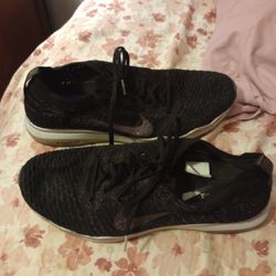 Women's Nike Size 10 Black With Purple Sparkle