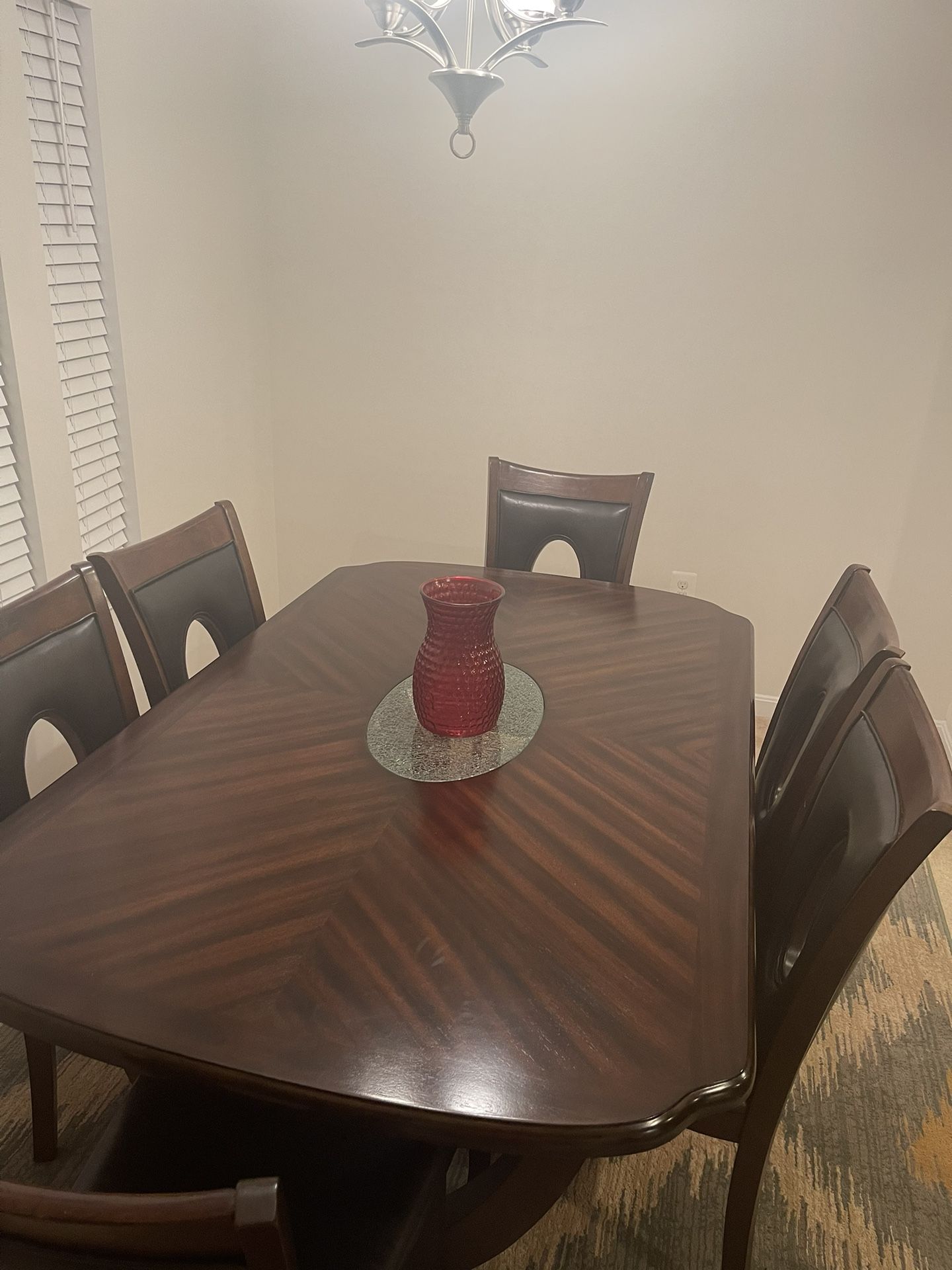 Dining Table Set With 6 Chairs 