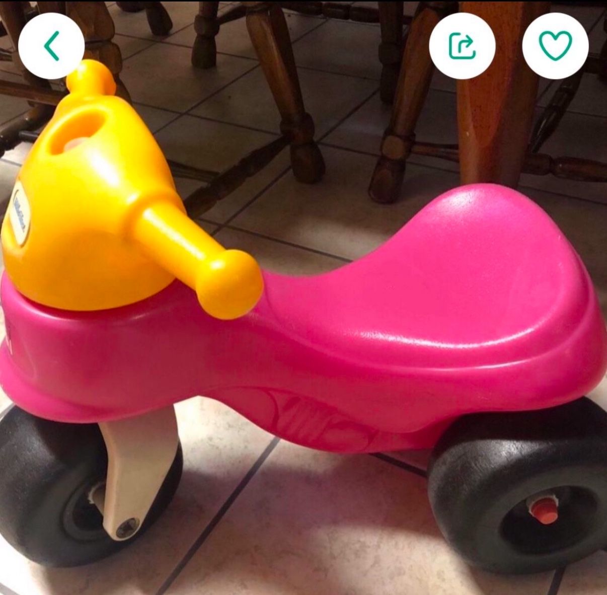 Little Tikes Push & Scoot Trike