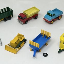 10pc Vtge Lesney Matchbox #4, 16, 18, 40, 43, 44, 49, 50, 65, 70  Farming Lot