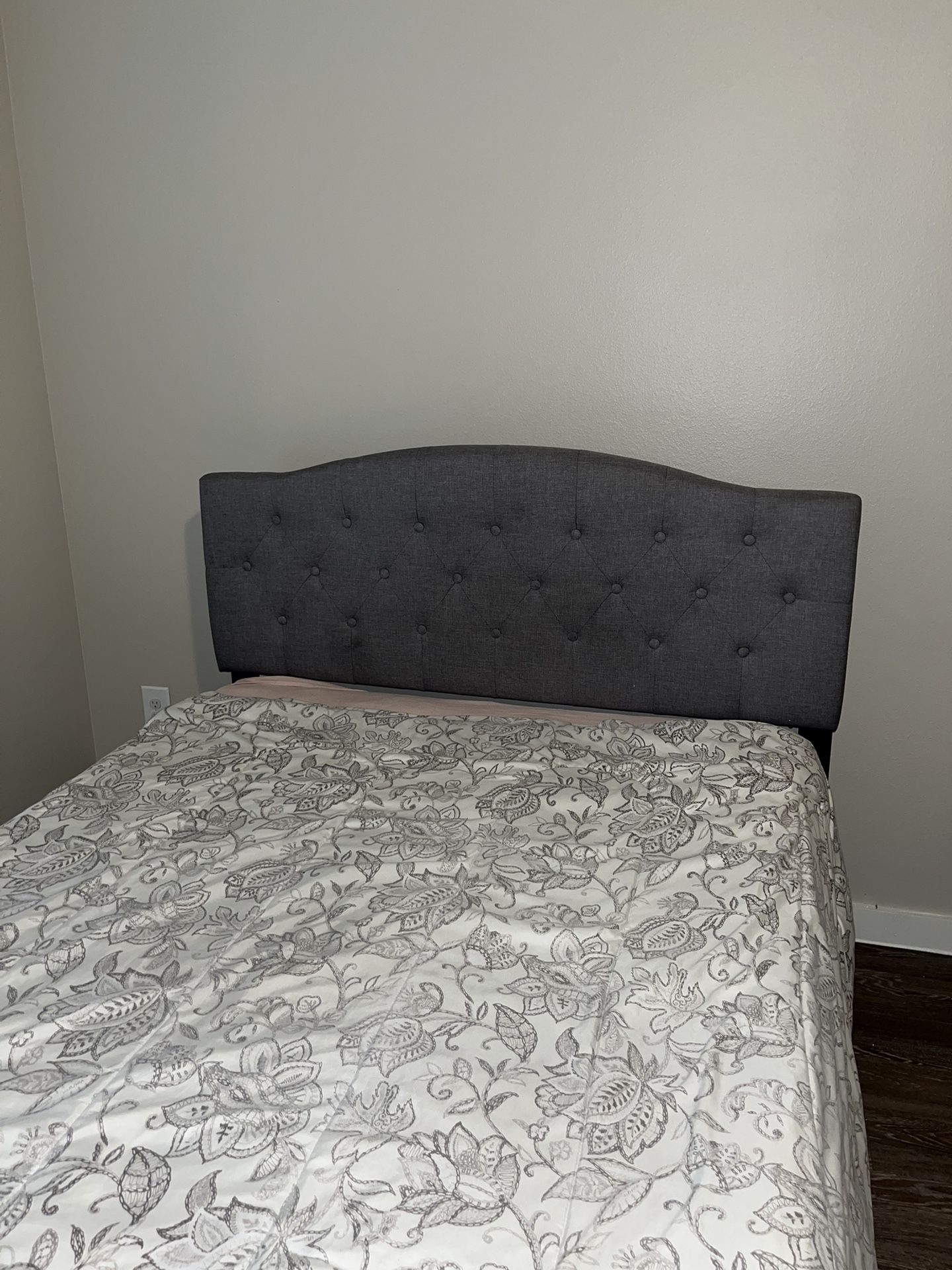 grey queen size bedframe