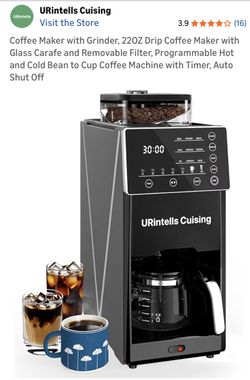 Coffee maker w/grinder