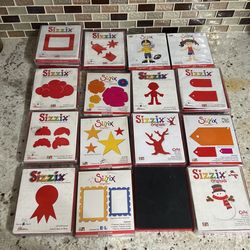 Sizzix RED Dies - Your Choice Of 16 Designs 