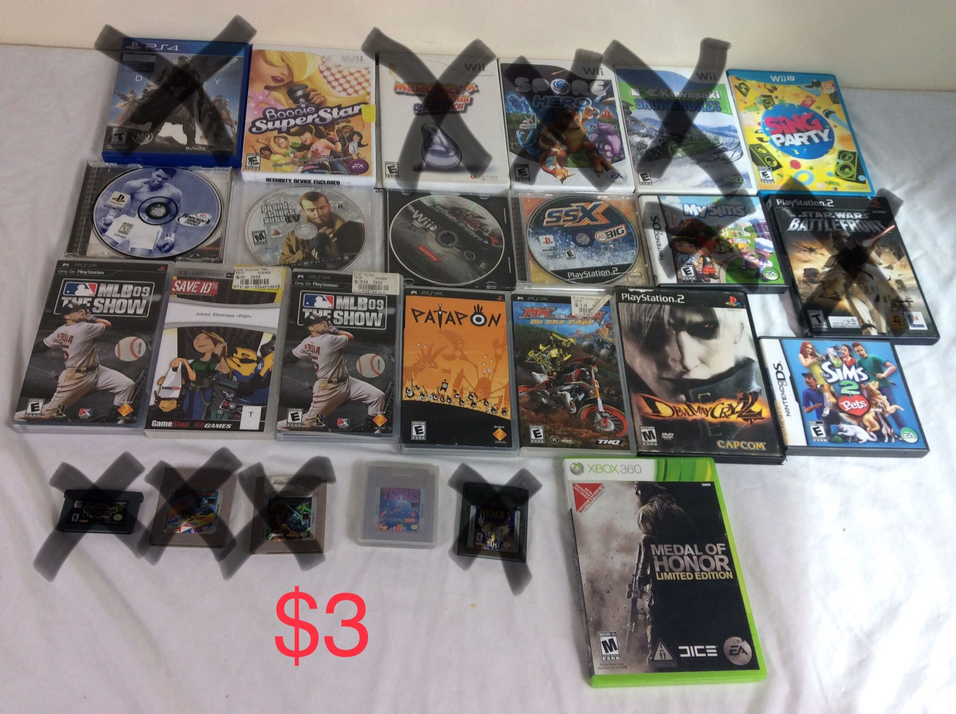 Rare Video Games for PS1,PS2,PS3, Gameboy, GameCube,Wii, Xbox 360, N64,PSP,DS