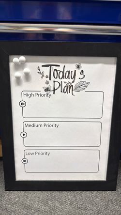 Today plan whiteboard