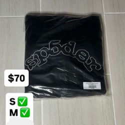spider hoodie black