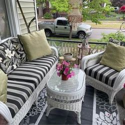 Sofa, Chair, Coffee Table&rug, Sunroom, Patio, Porch,Outside 
