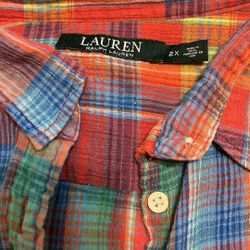 Lauren Woman’s Button Down Top 2X