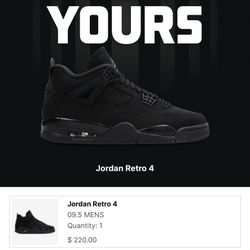 Air Jordan 4 Black cat