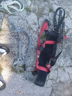 Double block yoyo Falltech harness & Falltech lanyard