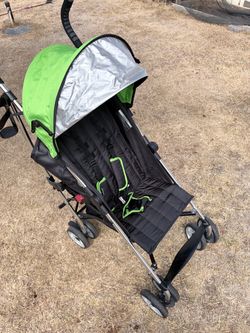 Summer Infant Lightweight Stroller umberalla – Green & Black – Like New